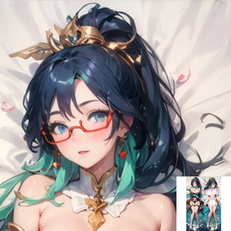 

Dakimakura Anime Pillow Cover Seductive Giant Breasts Double Sided Print Life-size Halloween Christmas Decoration