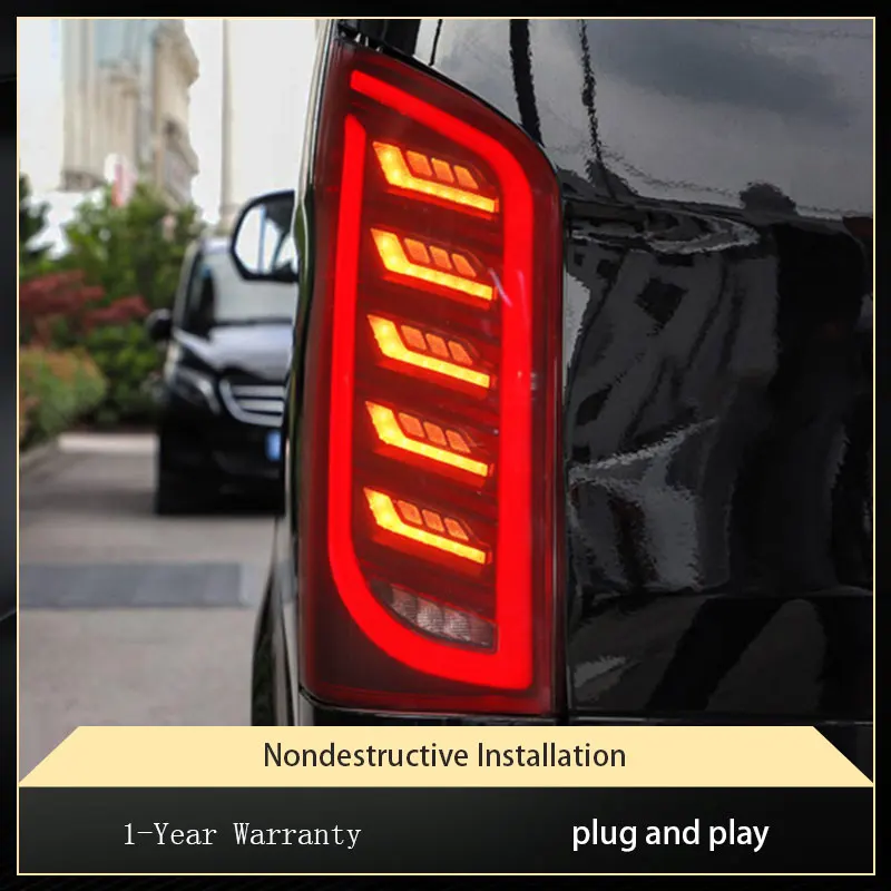 Car Lights For Benz Vito W447 2016-2023 LED Taillight Assembly Highlight Automotive Rear Lamp Projector Lens Accessories