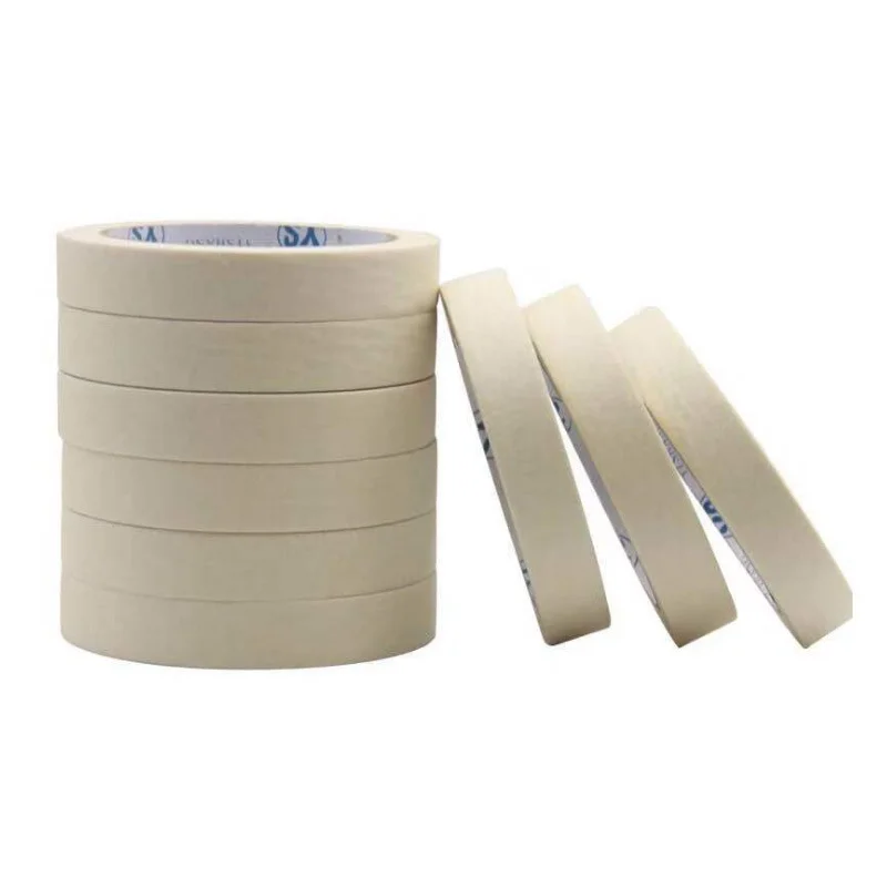 13m Long Masking Tape Beige Color Car Spraying Single Side Adhesive Tape for Car House Oil Painting Sketch Wholesale