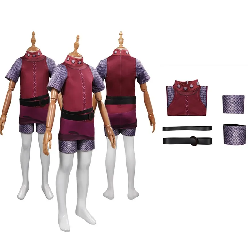 Nimona Cosplay Costume para crianças, meninas T-shirt, shorts, roupas de cinto, Halloween, festa de carnaval, terno disfarçado