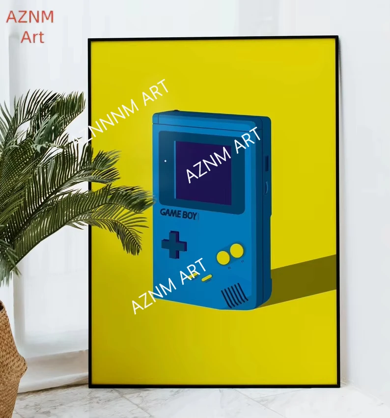 Pop Art Retro 80s Cassette Tape Poster Record Deck Music Canvas Painting Vintage Wall Art Picture for Living Room Home Decor