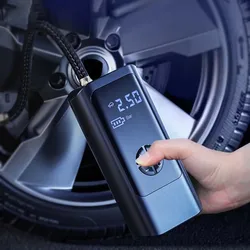 LEIBOO Car Air Pump LED Light Mini Wireless Smart Car Pump Tire Inflation Pump Inflator For Motorcycle Bicycle Auto Balls