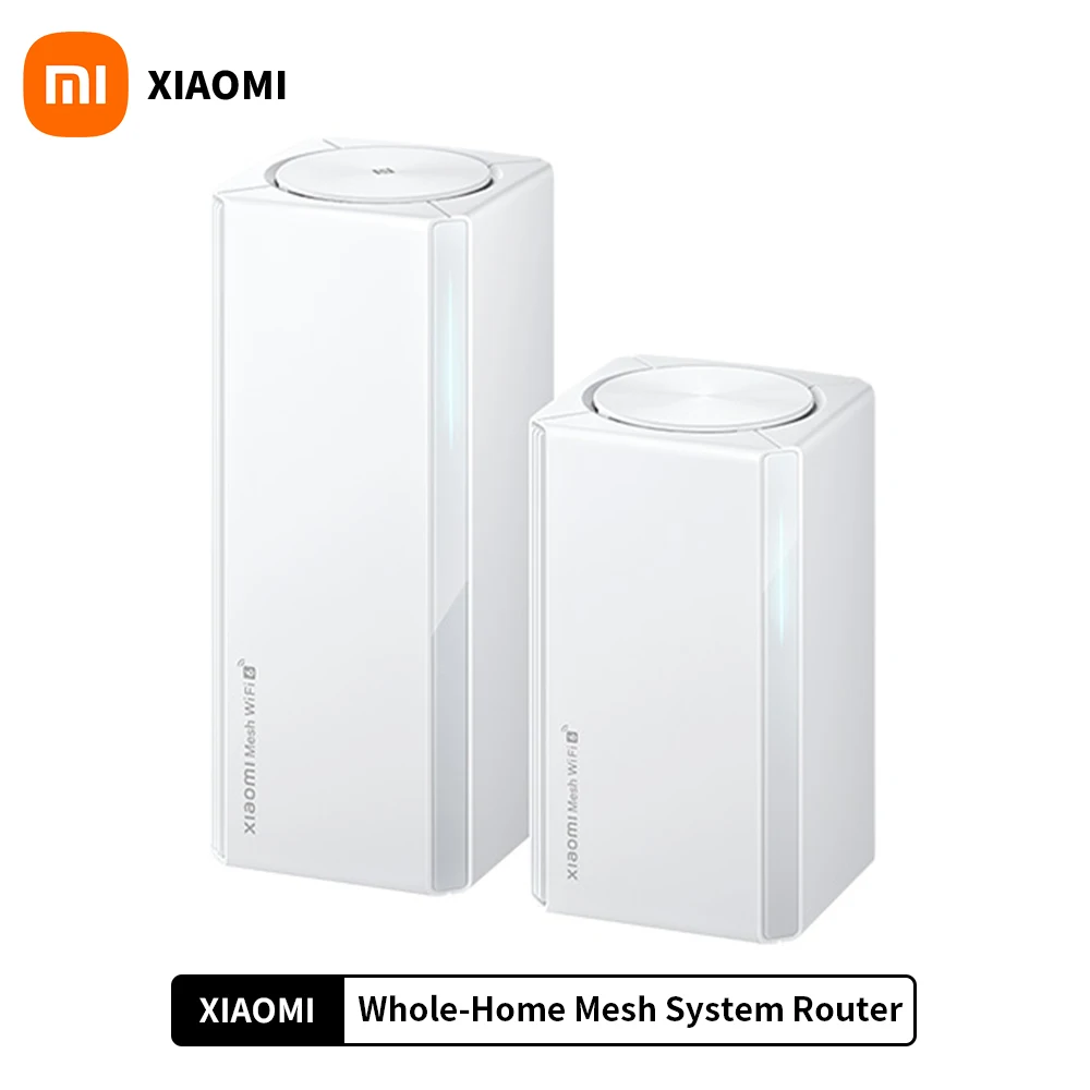 Xiaomi Redmi Whole House Dual WIFI6 Qualcomm CPU Bluetooth MESH 160MHZ NFC WPA3 Vpn Use Mesh Repeater External Signal Mi Router