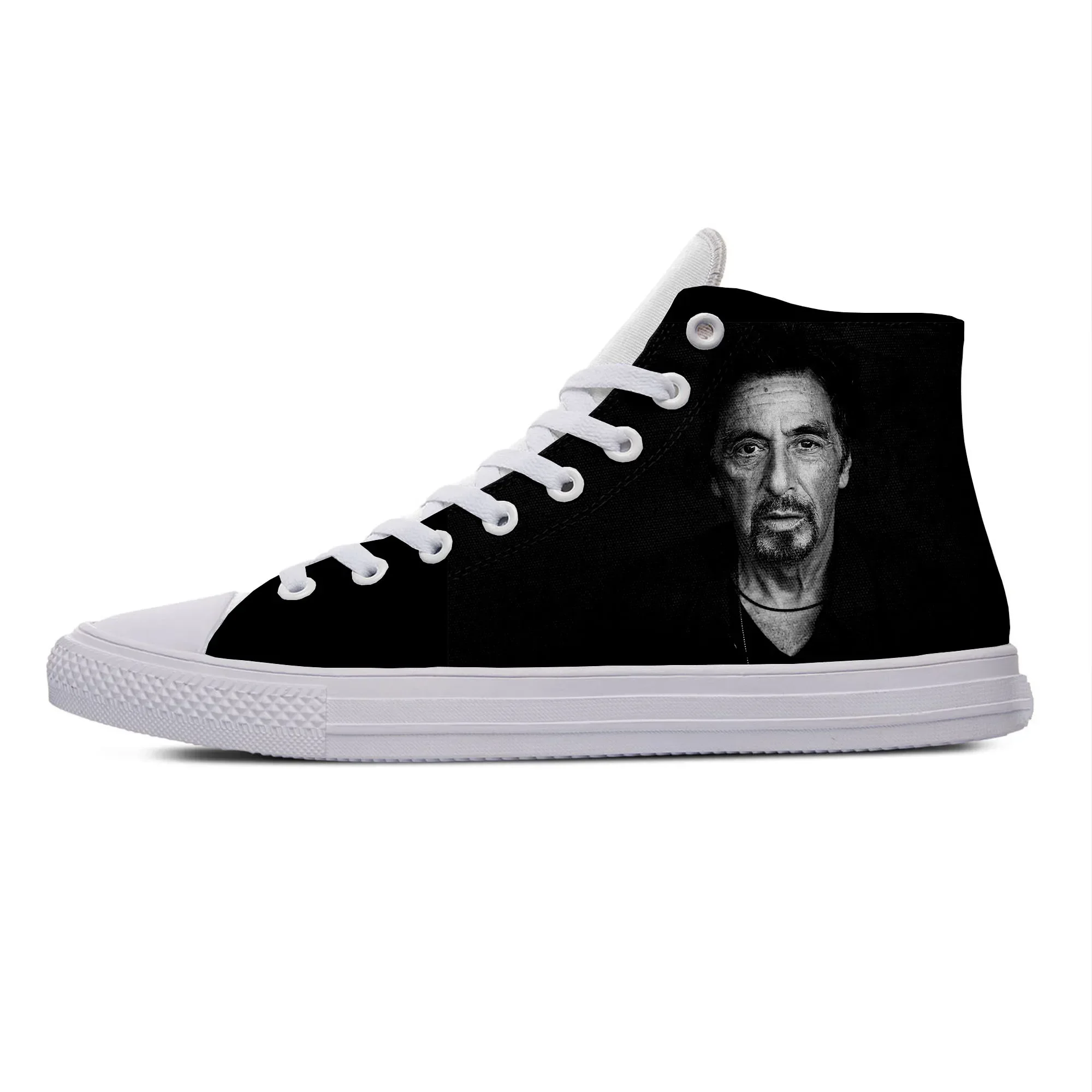 

Hot Cool Fashion Al Pacino High Sneakers Men Women High Quality Handiness Casual Shoes High Help Lightweight Classic Board Shoes