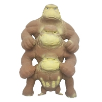 Fun Giant Stress Resistant Gorilla Toys Squeeze Resilient Monkey Fun Gorilla Stress Relief Game Mini-Children's Gift Birthday Gi