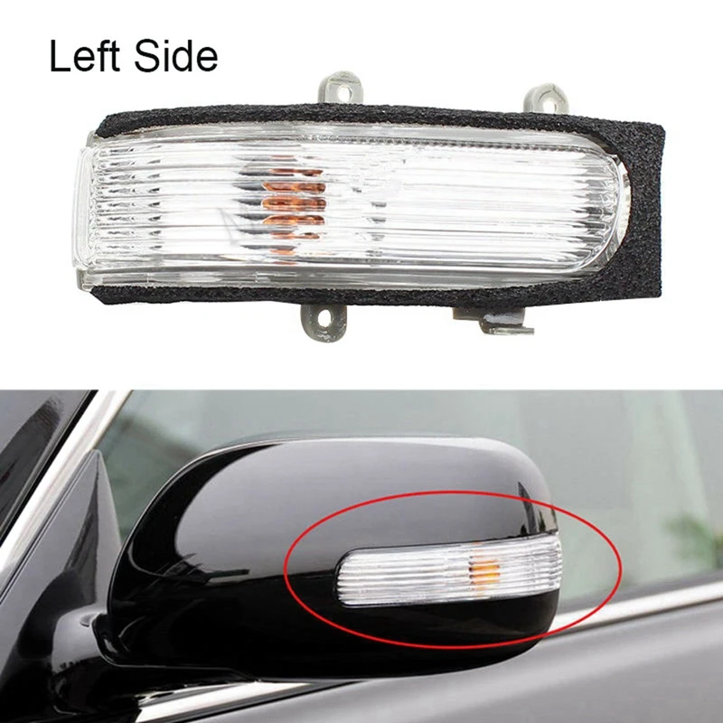 4X Left Side(Lh)Wing Mirror Door Indicator Lens Turn Signal Light For Toyota Camry 2006-2011 Vios 2008-2013 81730-06060