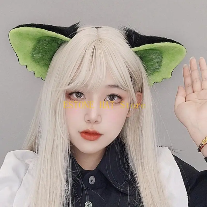 49mf schöne Katzenohrform Hair Hoop Cosplay Anime Charakter Haarhalter Live Broadcast Cosplay Kopfbedeckung für Teenager Frau