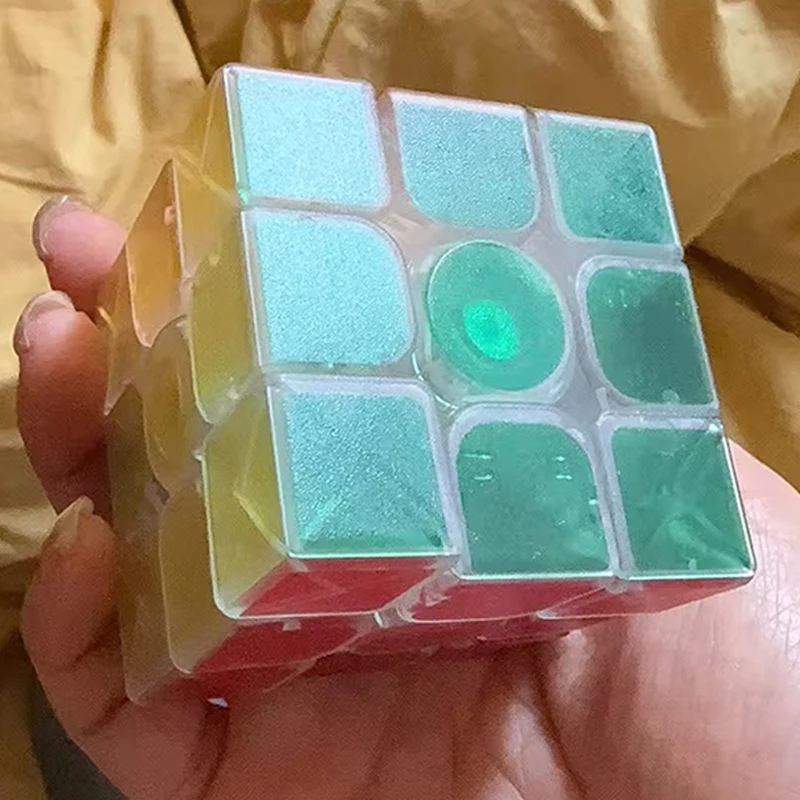 مكعب شفاف 3x3x3 سريع التحول ألعاب تعليمية دعابة الدماغ للأطفال بنين بنات Cubo Mágico Куبيك روبيك