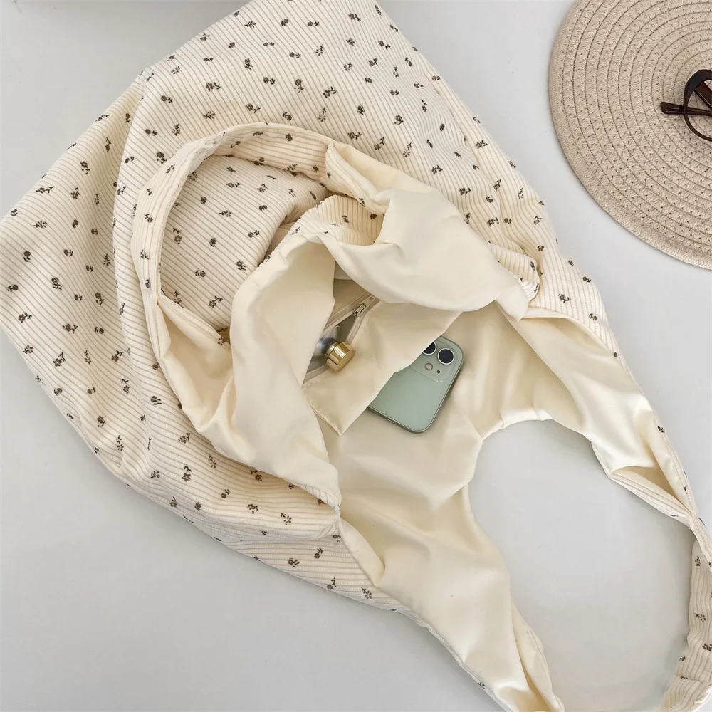 الكورية المرأة الخريف والشتاء سروال قصير حقيبة كتف حقيبة تسوق كتب حمل الإناث حقيبة يد صديقة للبيئة قابلة لإعادة الاستخدام البقالة المتسوق المحفظة #5