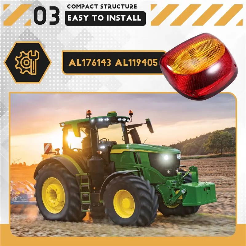 

Model AL176143 AL119405 AL210180 Fits For Tractor Tail Light Rear Wheel Guard Light