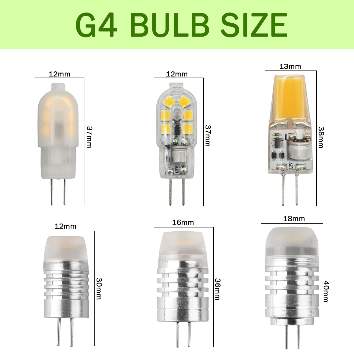 High Light LED MINI G4 AC DC 12V 24V Low Power 1.2W 1.4W 1.5W 2W 3W Efficiency Strobe Free for Crystal Chandelier Kitchen Toilet