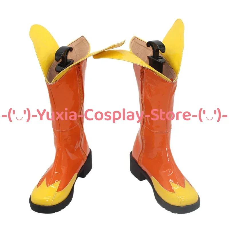 ¡Yuxiacosplay! Pretty Cure Cure Wing-zapatos de Cosplay, accesorio de personaje del juego de Anime, botas de cuero PU, disfraz de fiesta de Carnaval y Halloween