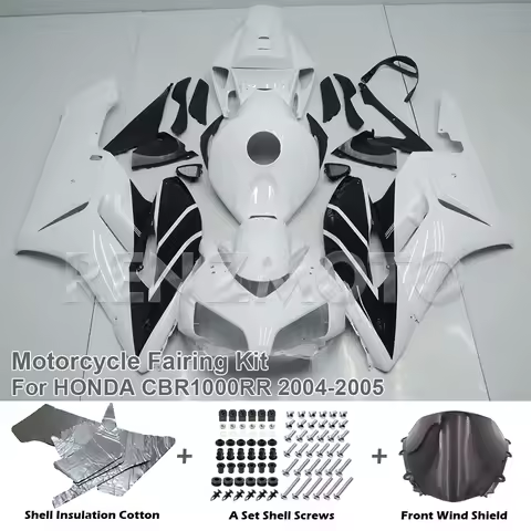 Motorcycle Fairing Kit for Honda CBR1000RR 2004 2005 Body CBR1000RR 04 05 Injection 1000RR Advanced Cover Black Red