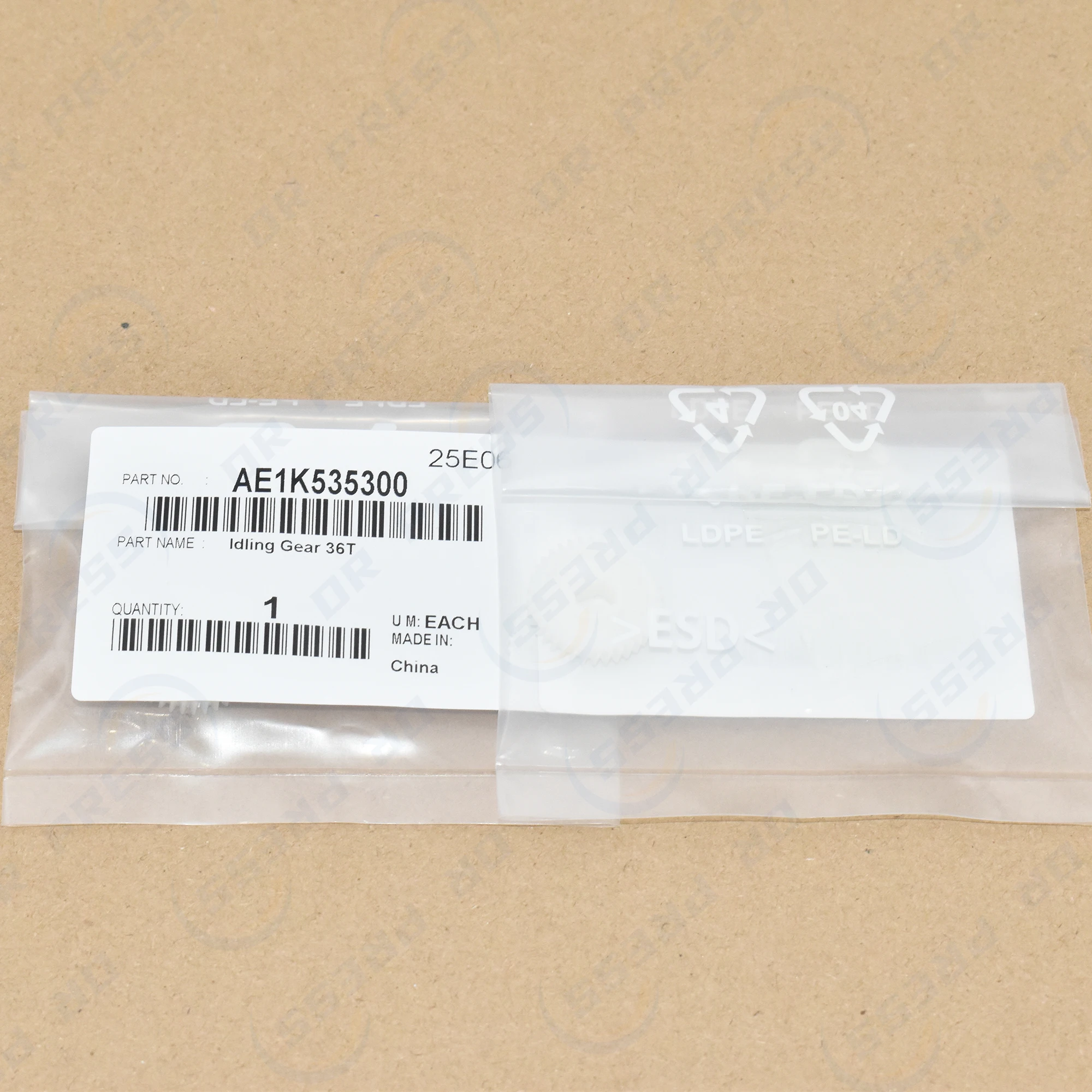 AE1K535300 Idling Gear 36T for Konica Minolta(Ship in 30 days,plz notice before order)