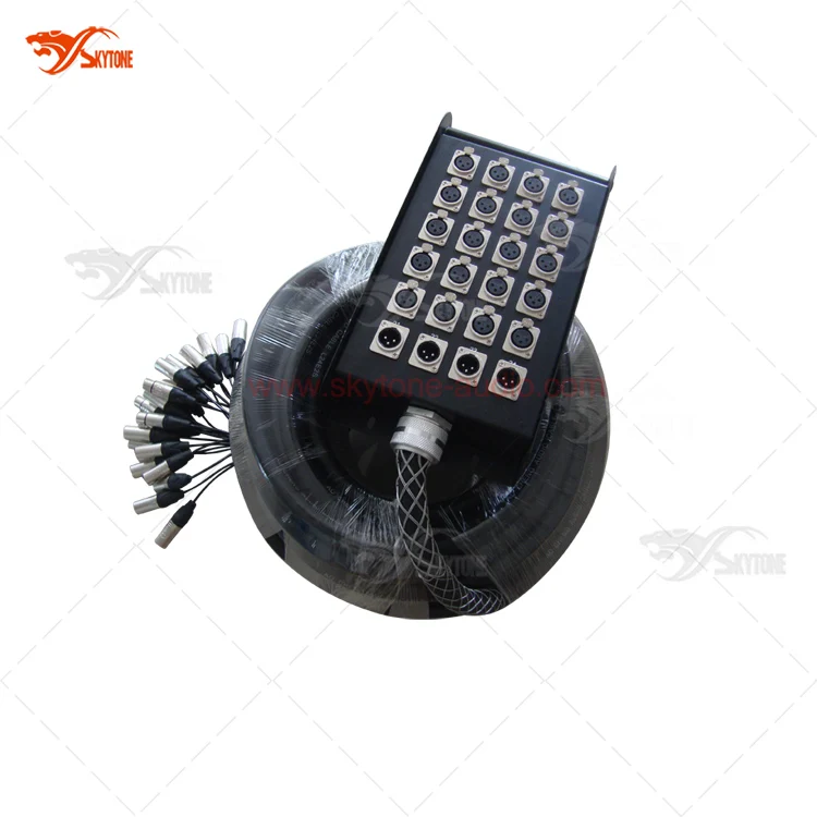 

Sound Systems Equipment 24-CH Audio Snake Cable XLR Stage Portable Snake Cable Box