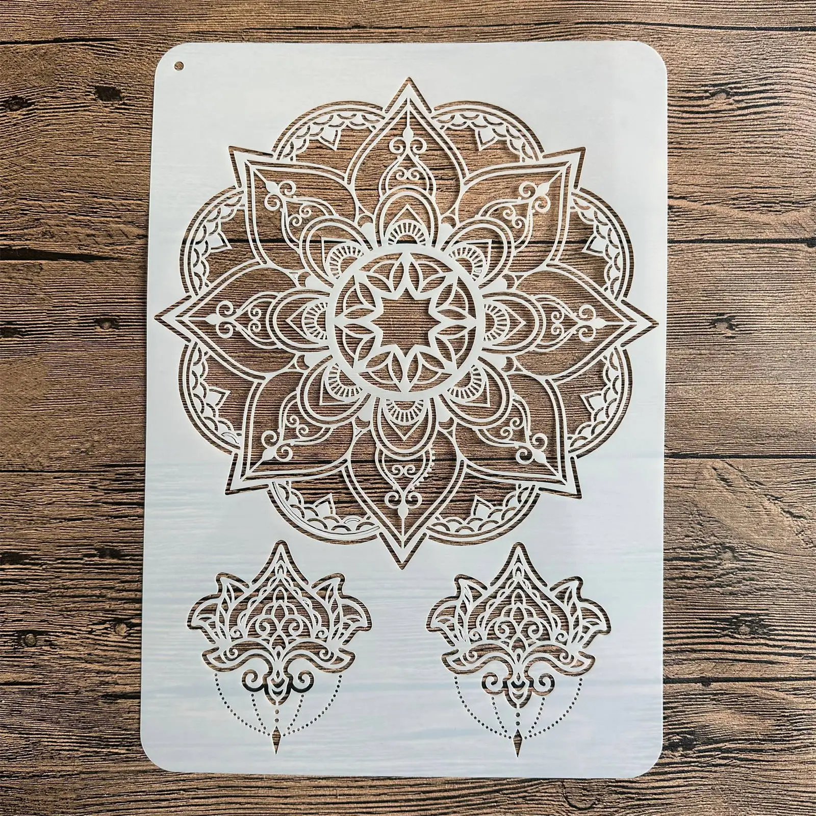 DIY mandala Stencils Wall Painting Scrapbook Coloring Embossing Album Decorative Paper Card Template  A4 29 * 21cm