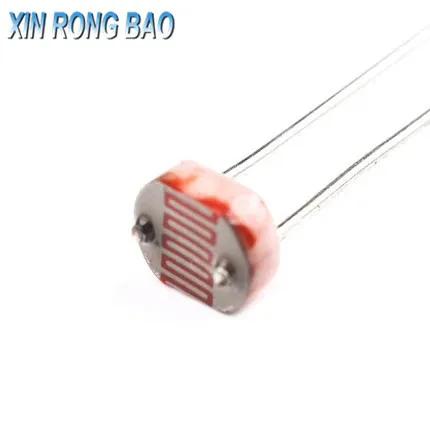 

100pcs 5528 LDR Photo Light Sensitive Resistor Photoelectric Photoresistor GL5528 5537 5506 5516 5539 5549 For Arduino