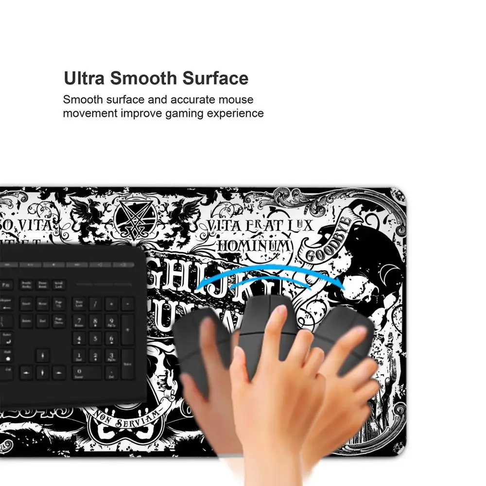 Ouija Mouse Pad Mouse Pad Extended Gaming Keyboard Mats Large 90x40cm XXL Gamer Mousepad