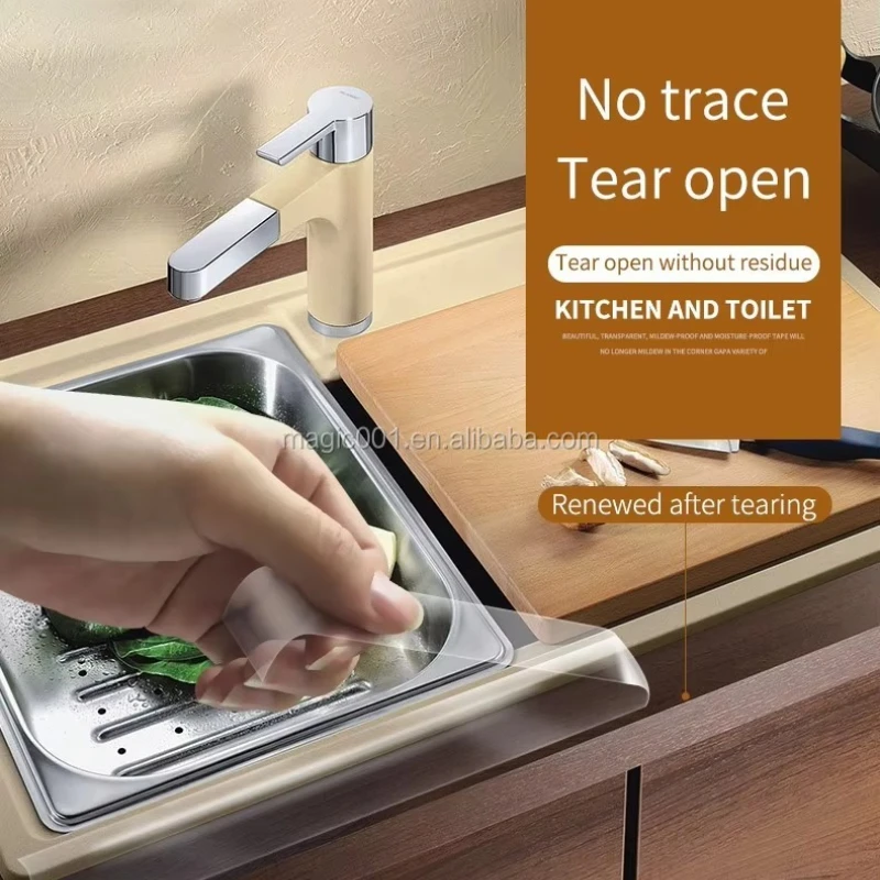 Super Strong Nano Double Sided Tape Transparent Reusable Adhesive Tape Cleanable Waterproof For Home For Kitchen For Bathroom