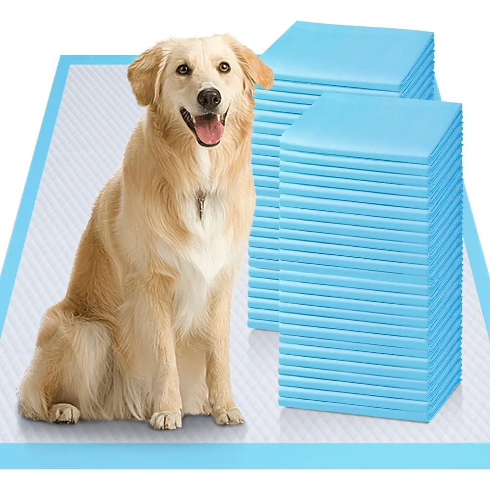 XXL Thicken 6 Layers Ultra Absorbent Dog Pee Pads Extra Large Leak-Proof Odor-Control Puppy Training Pads Quick Dry Pee Pads