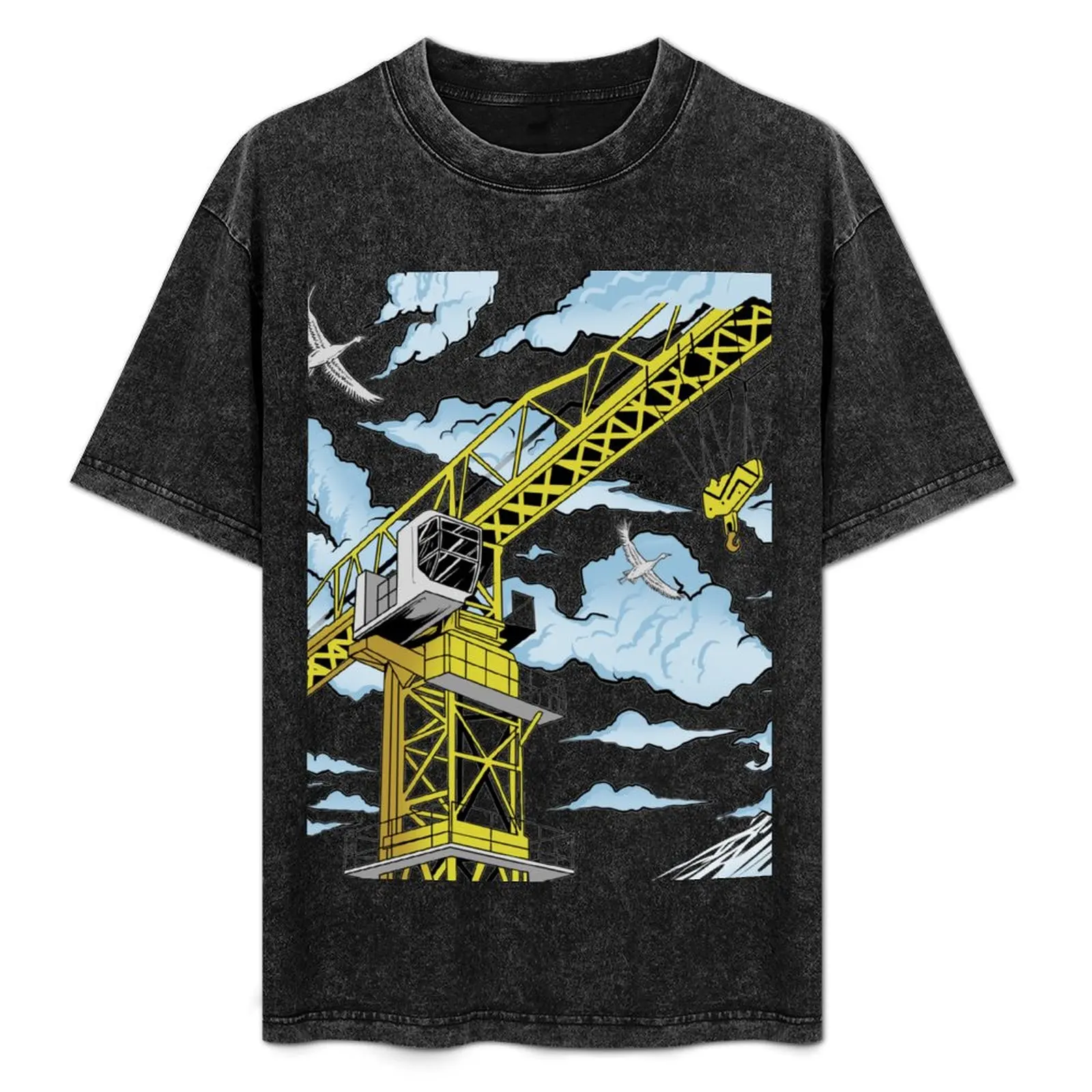 

Tower Cranes Work T-Shirt Moisture Wicking Quick Dry Tee