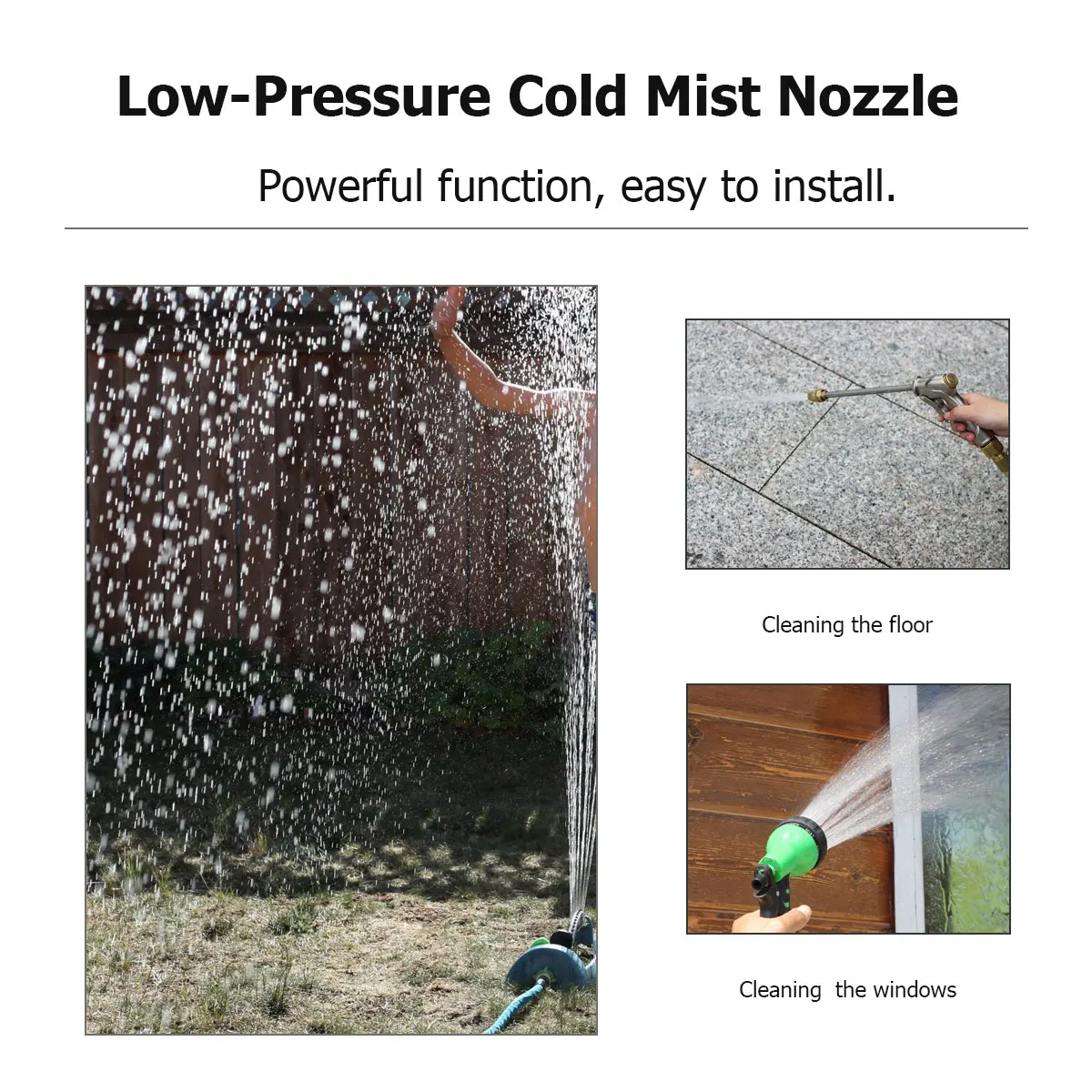 

16pcs Brass Misting Nozzles Durable High Quality Leak-Proof Self-Sealing Water Saving For Cooling System Dust Control Outdoor