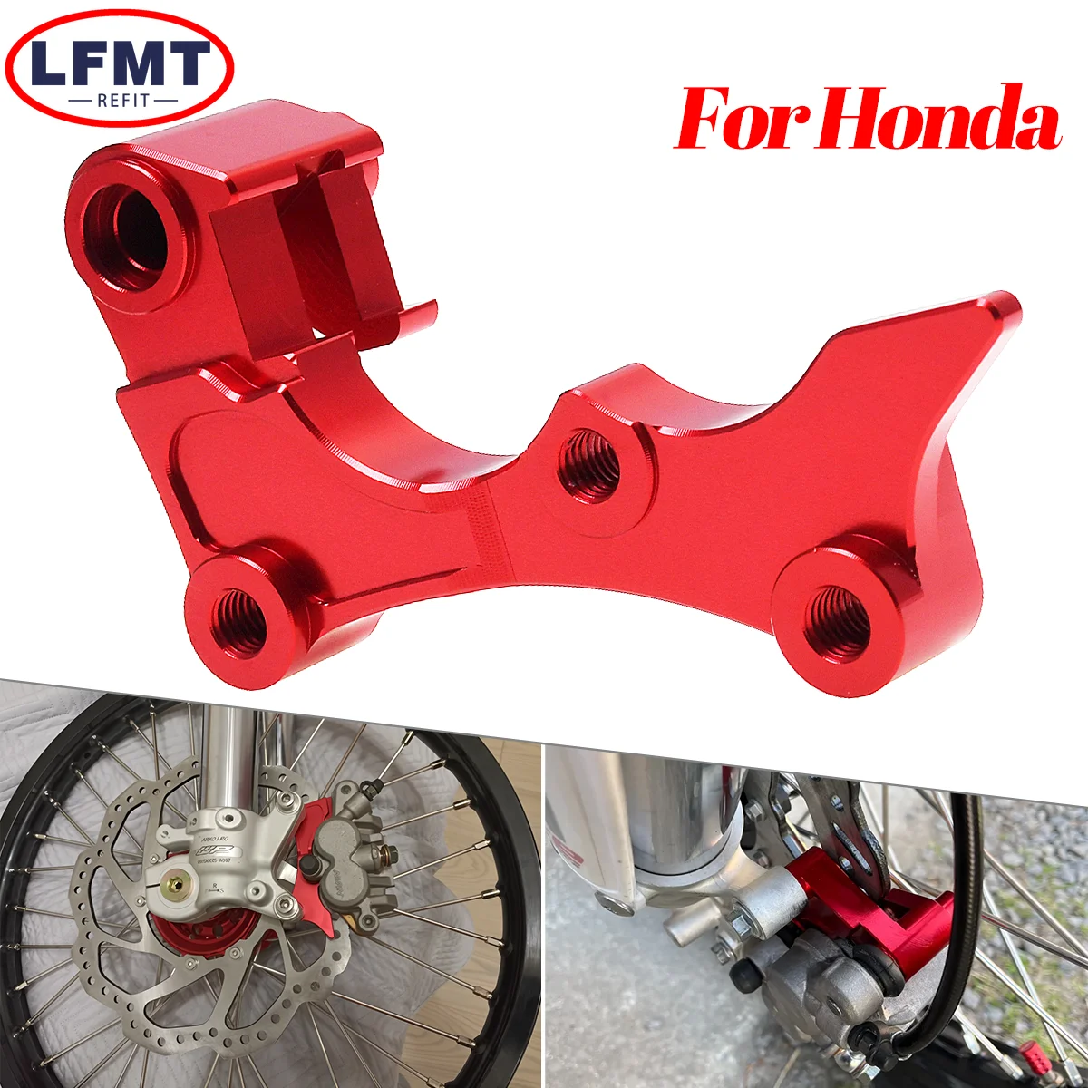 Für HONDA CRF250R CRF450R CR125 CRF250X CRF450X CR CRF 450R 450X Motocross 270MM 320MM CNC Bremssattel-Adapterhalterung