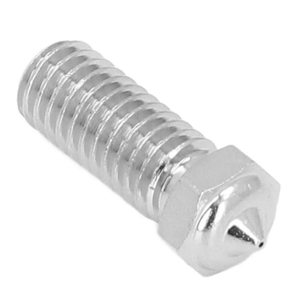 5Pcs Stainless Steel 3D Printer Nozzles Set 0.4mm Diameter Brass Tip 3D Printer Nozzle Replacement M6 Thread 1.75mm Filament