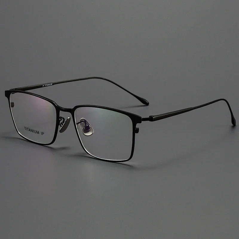 

Titanium Glasses Frame New Business Square Frame Men's Glasses Frame Anti-blue Light Optical Prescription Women's Eyeglass 0955