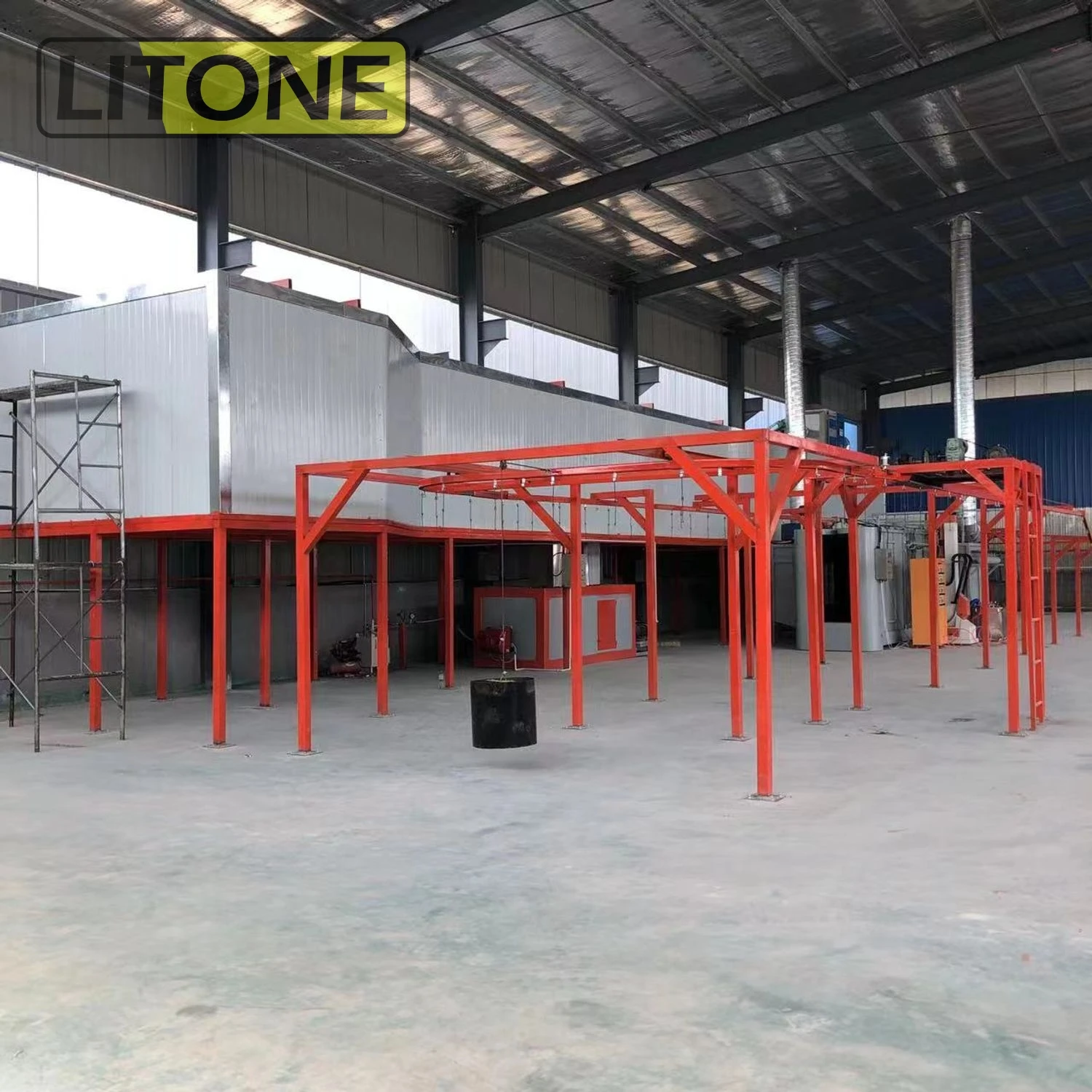 2025 Auto Electrostatic Powder Coating Line Automatic Fired Industrial High Output Competitive Price Paint Batch Curing