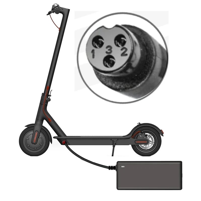 ABVE-Power Adapter AC 100-240V For Electric Scooters DC 42V 2A US Plug For 24-36V Lithium Battery