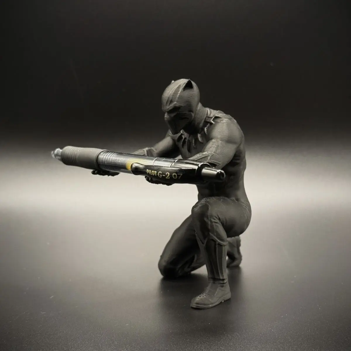 Anime Leopard Man Pen Holder 3D Printing Pencil Organizer Rack Stationery Brush Marker Support School Office Desk Accessories
