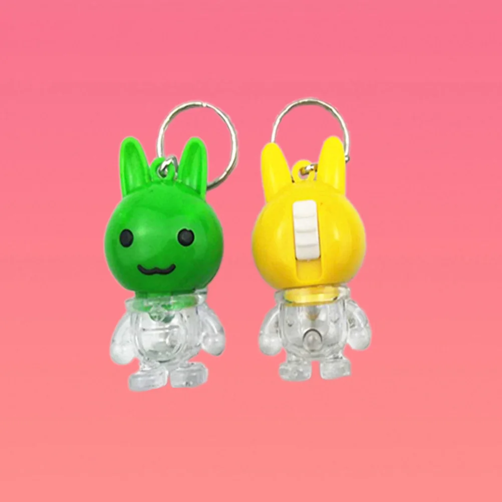 

led keychain cartoon keychain key ring key chain flashlight keychain keychain for luminous keychain