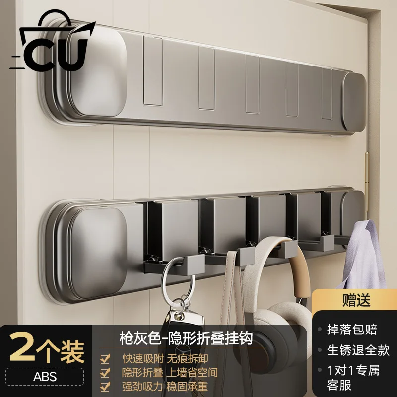 Suction cup door hook Adhesive hook hanger No punching Strong load-bearing wall hanging Viscose hook Door rack