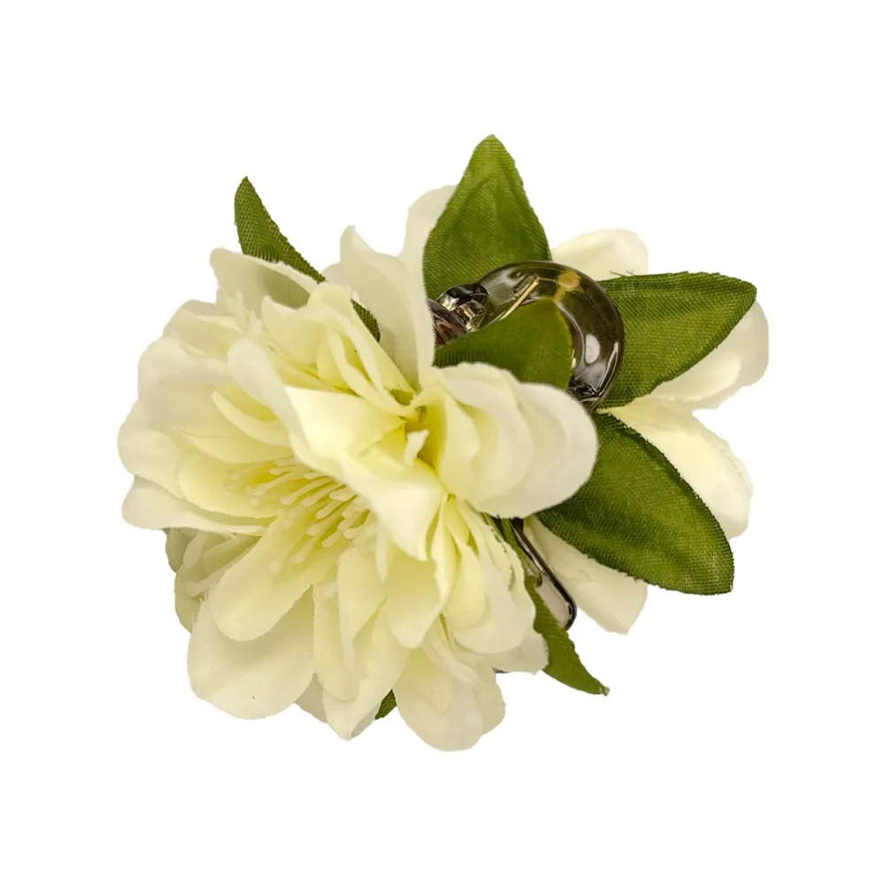 Cloth Flower Hair Clip Seaside Duckbill Clip Artificial Flower Hairpin Vacation Style Headdress Bohemian Style Hair Clip Girls