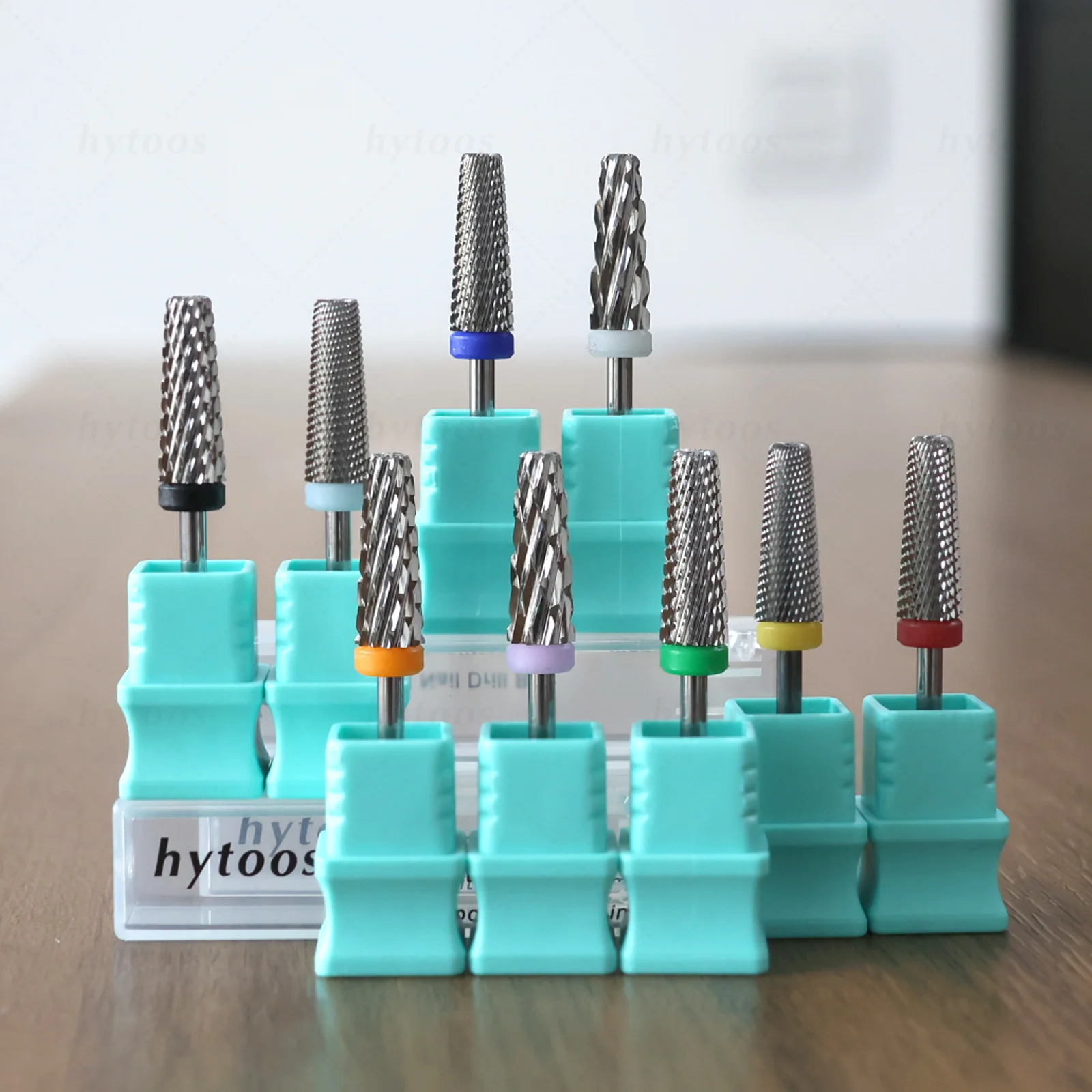 HYTOOS 16mm Konische 5-in-1 Hartmetall-Nagelbohrer für Gel-Entfernung Professionelle Acryl-Nagelbits Elektrische Bohrer Maniküre-Zubehör – Detail 8