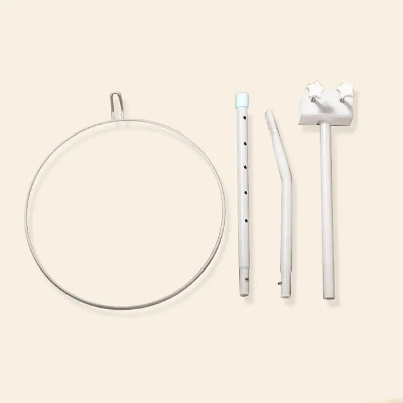 M89C Supporto regolabile per zanzariera Clip-on Lettino per bambini Zanzariera Anello supporto per supporto per rack Set