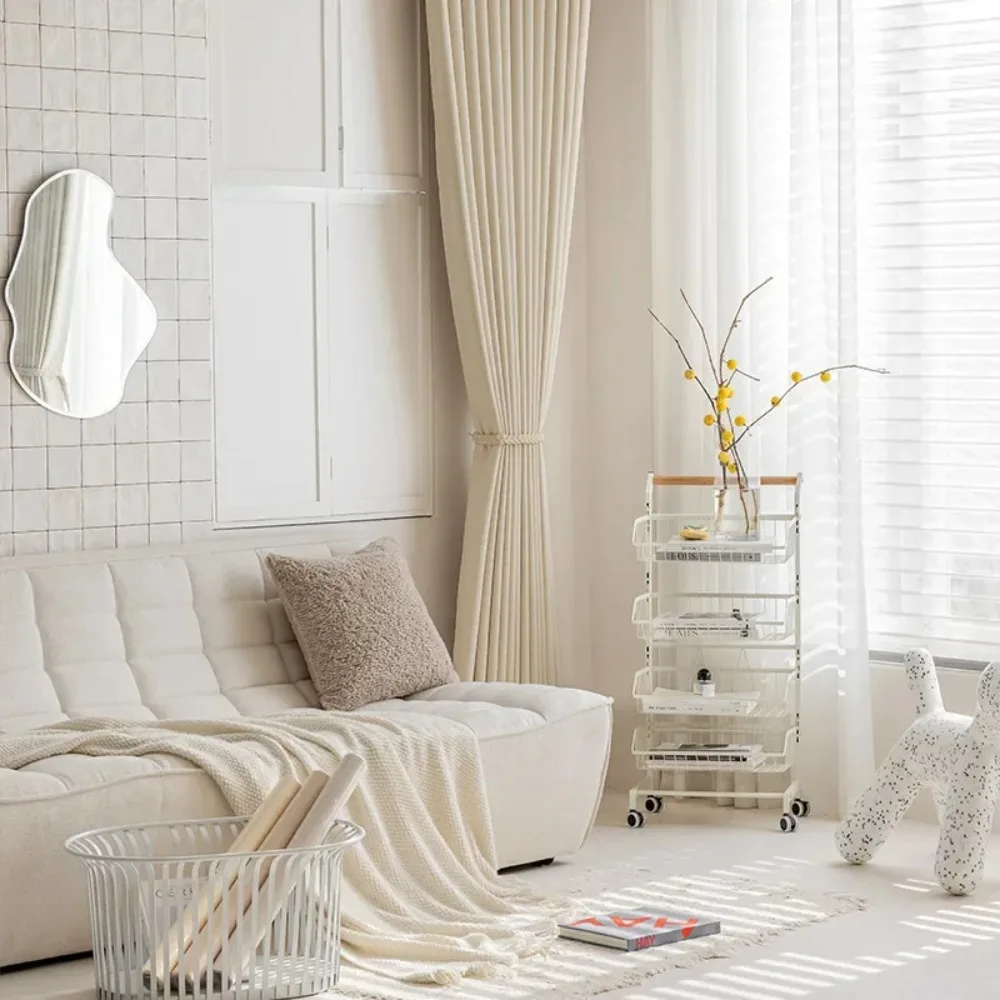 

Французские кремовые хлопковые льняные шторы для гостиной, спальни, дома, затемняющие, роскошные, современные, простые