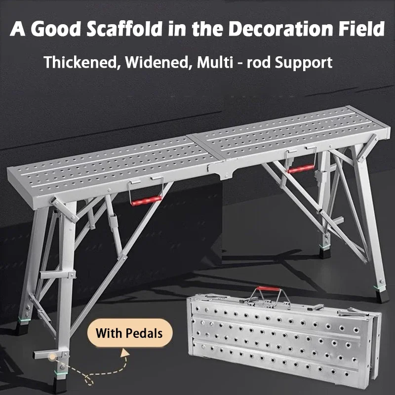 Stool Folding Lifting Thickened Decoration Telescopic Stirrup Extra Thick Raised Putty Scraping Platform Factory Direct Sales