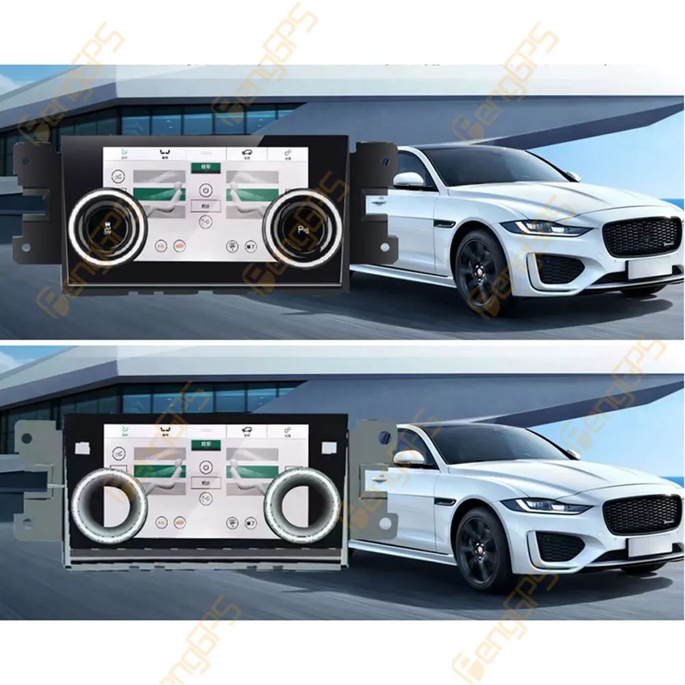 Air Conditioning Screen For Jaguar XF 2005-2012 AC Panel Climate Control LCD Screen HD Touch Stereo Screen Car Accessories