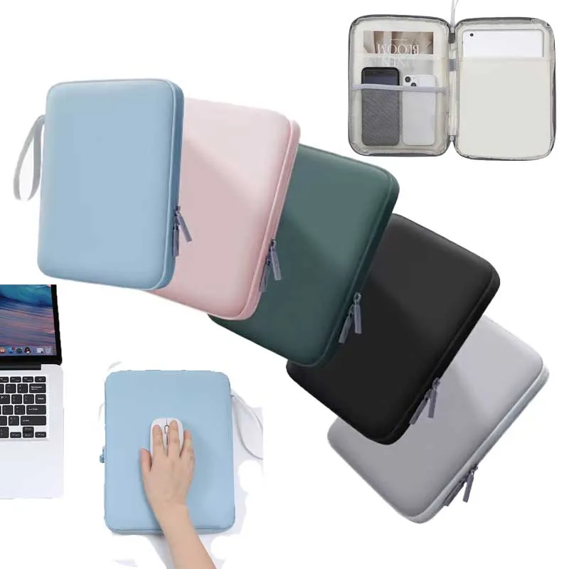 Tablet Bag Sleeve 10.9/12.9 Inch Handbag for IPad Pro Samsung Xiaomi Cover Shockproof Portable Pouch Multi Pockets Tablet Cases