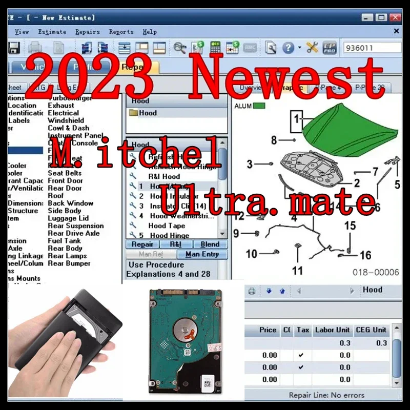 2024 Hot Sale Nestest Mitchel Ultramate 2023.07 COMPLETE ADVANCED ESTIMATING SYSTEM Patch Unexpire Install Video Repair Software