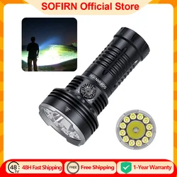 Sofirn LED 손전등, 강력한 32650 배터리 랜턴, USB C 충전식 토치, 야외 캠핑 조명, IF30 LUMINUS SFT40, 12000lm