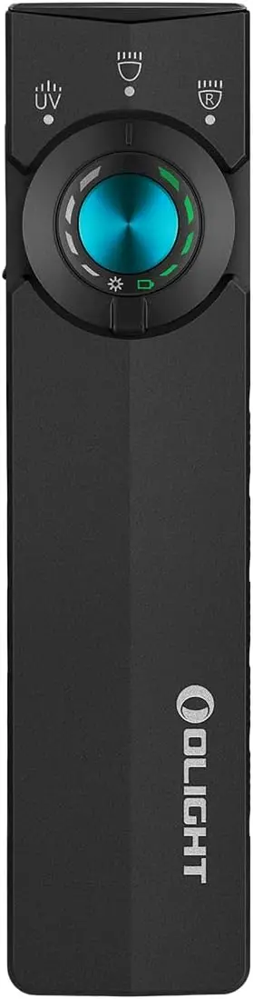 

Rechargeable Triple-Light Flashlight: 1200 Lumens White, Red, UV for Pet Detection, Camping & Emergency Use