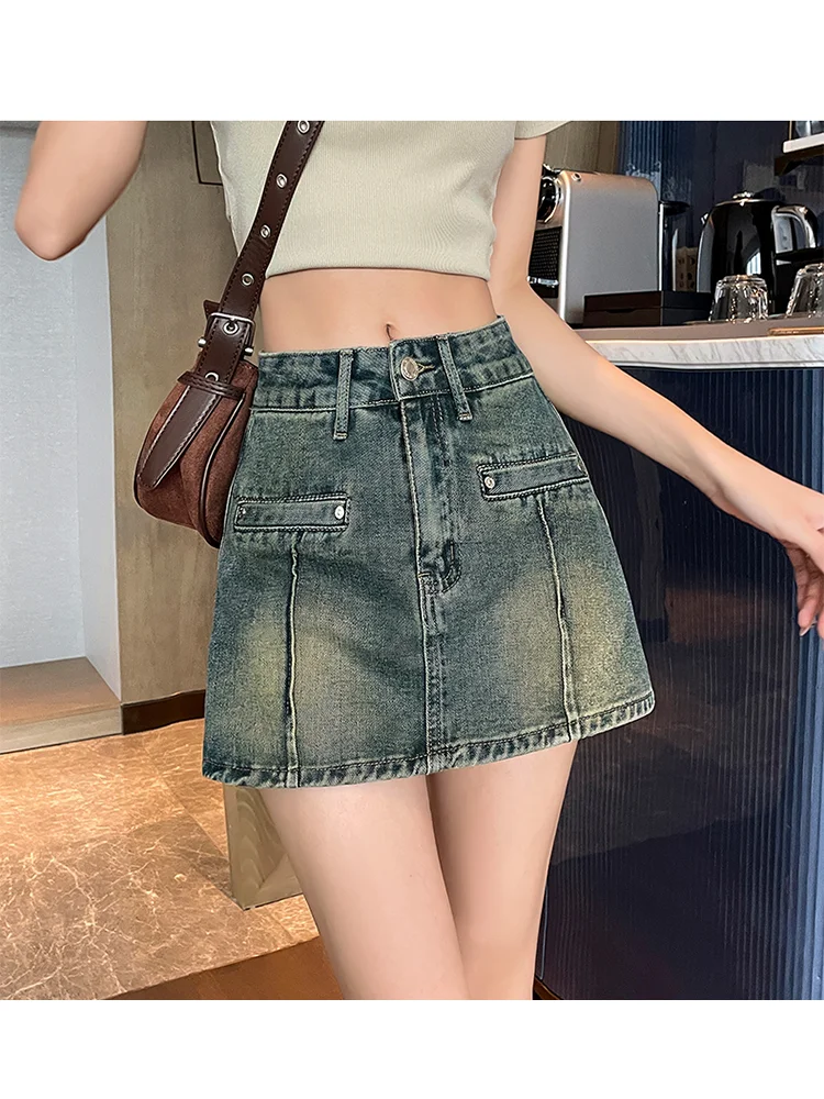 Women Denim Shorts Fashion High Waist Ladies Streetwear Mini Shorts Jeans Y2k Casual Harajuku Korean 2023 Summer