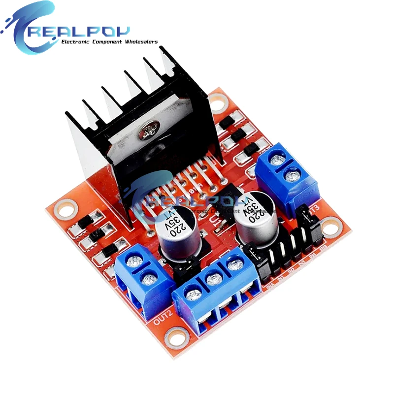L298N Driver Board Module L298 Stepper Motor Smart Car Robot Breadboard Peltier High Power