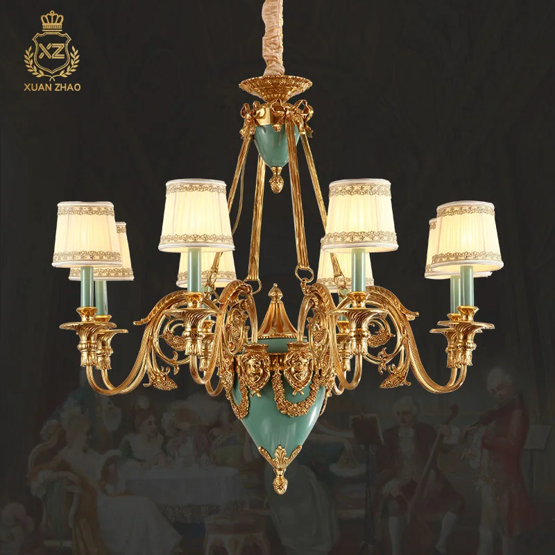 

European - Inspired Vintage French Lamp, Classic Hanging Light Ideal For Foyer Chandelier Decoration