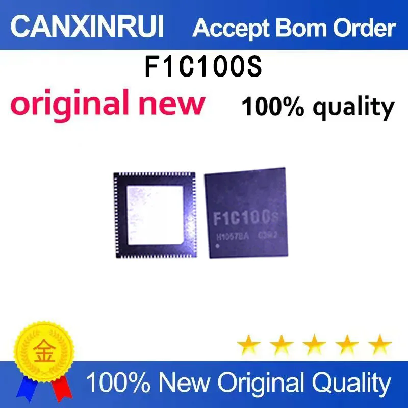 

(5-100 PCS) Brand new original F1C100S QFN spot chip IC