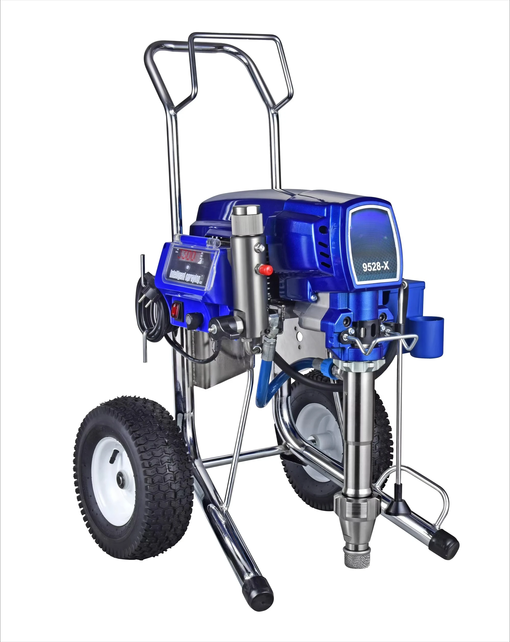 Electric High-Pressure Airless Sprayer 5000W 220V Putty Sprayer Long Pump High Flow Latex Paint Sprayer
