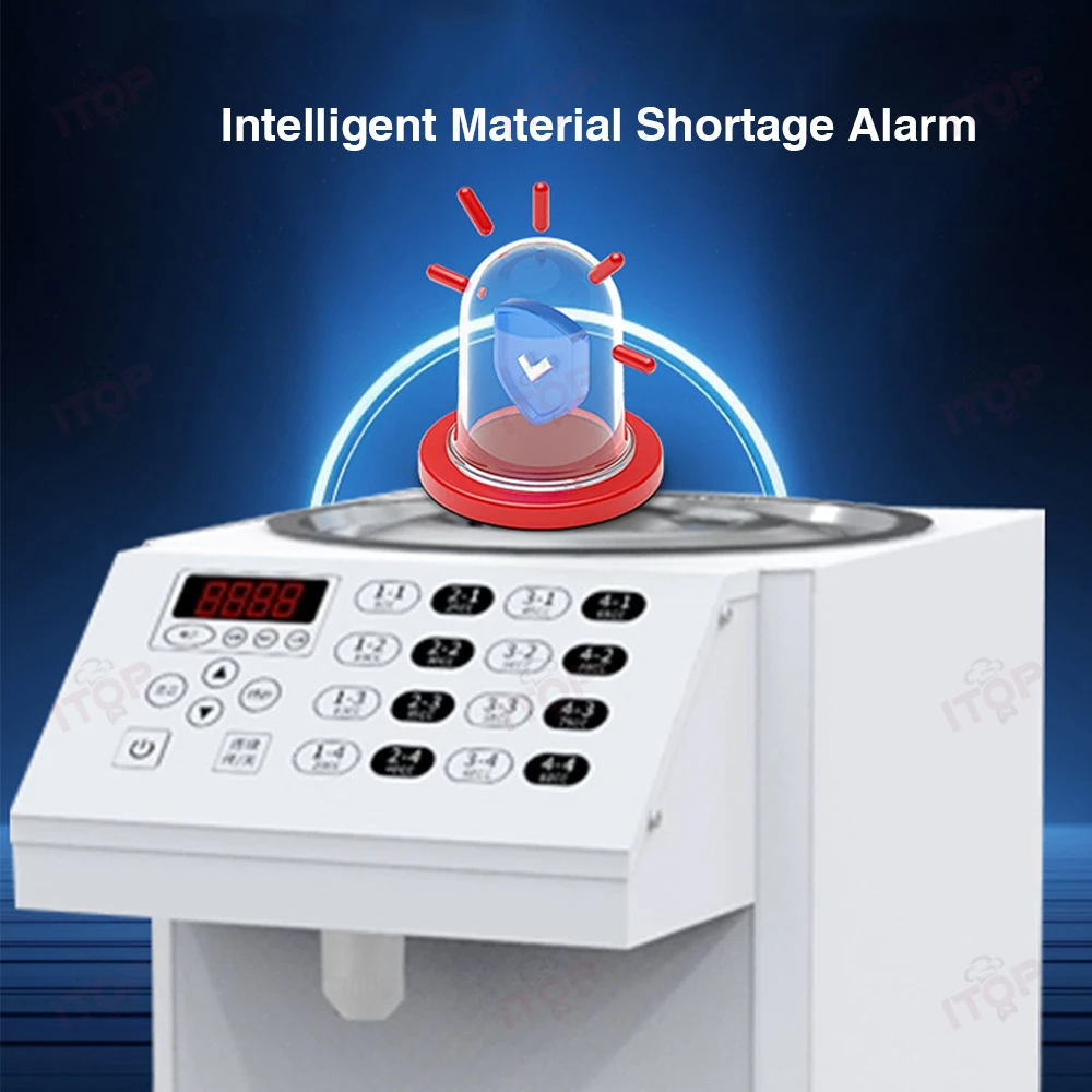 STLW JW معدات شاي الفقاعات ذات الخزان الواحد آلة كمية موزع الفركتوز #6